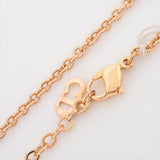 Christian Dior CD Logo Gold Necklace Costume Jewellery