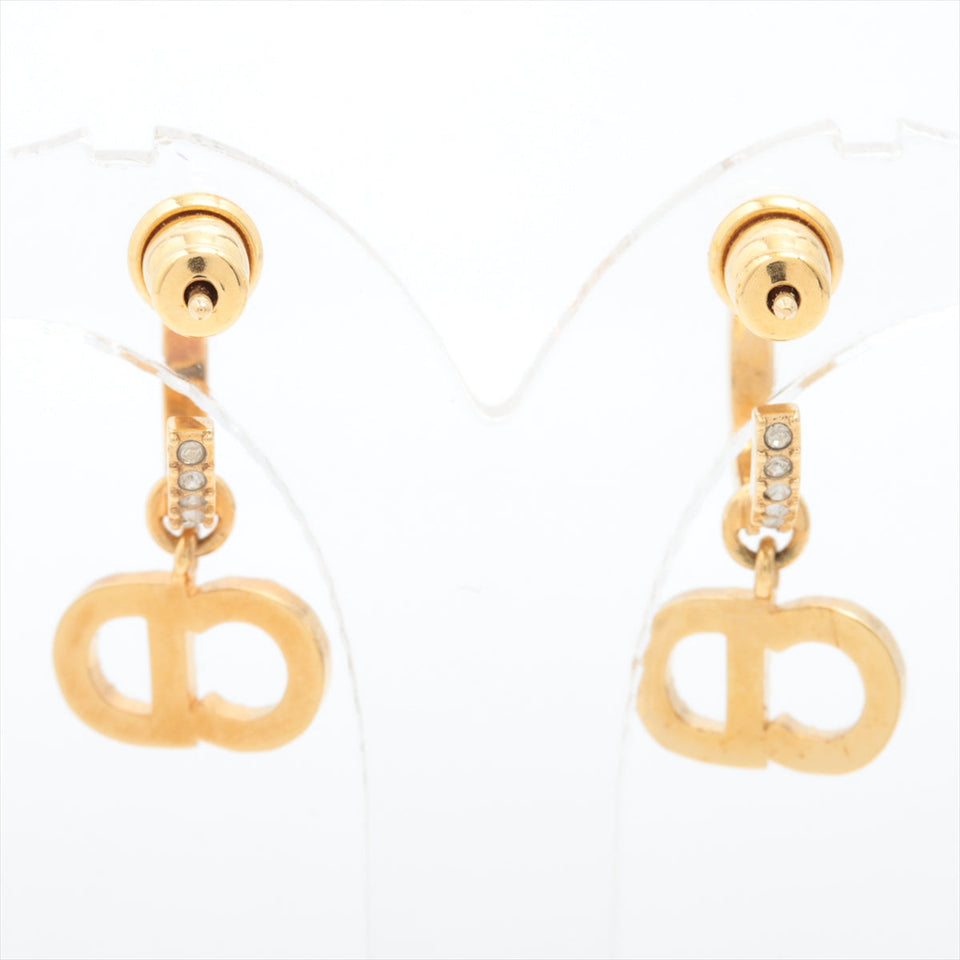ITEM 5 - Dior Clair De Lune CD Small Loop Earrings (Costume Jewellery)