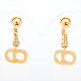 ITEM 5 - Dior Clair De Lune CD Small Loop Earrings (Costume Jewellery)