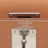 Hermes Kelly 28   Vache Natural - Stamp Square C