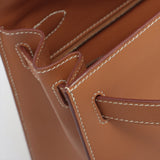 Hermes Kelly 28   Vache Natural - Stamp Square C