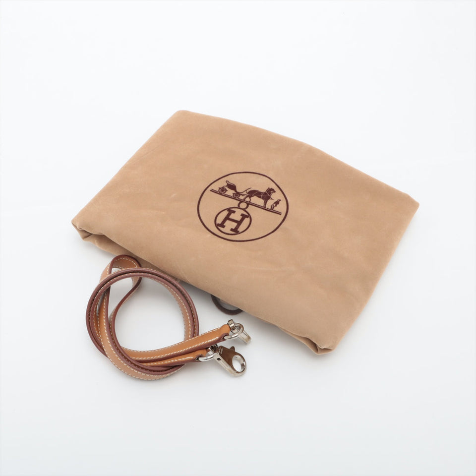 Hermes Kelly 28   Vache Natural - Stamp Square C