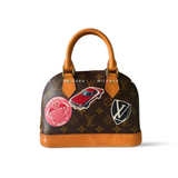 Louis Vuitton Alma BB Monogramm-Canvas Brown Bag Gold Hardware