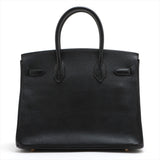 Hermes Birkin 30 Ardennes Black - Stamp E Square