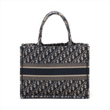 HOLD- BO Christian Dior Medium Oblique Navy Book Tote