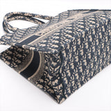 HOLD- BO Christian Dior Medium Oblique Navy Book Tote