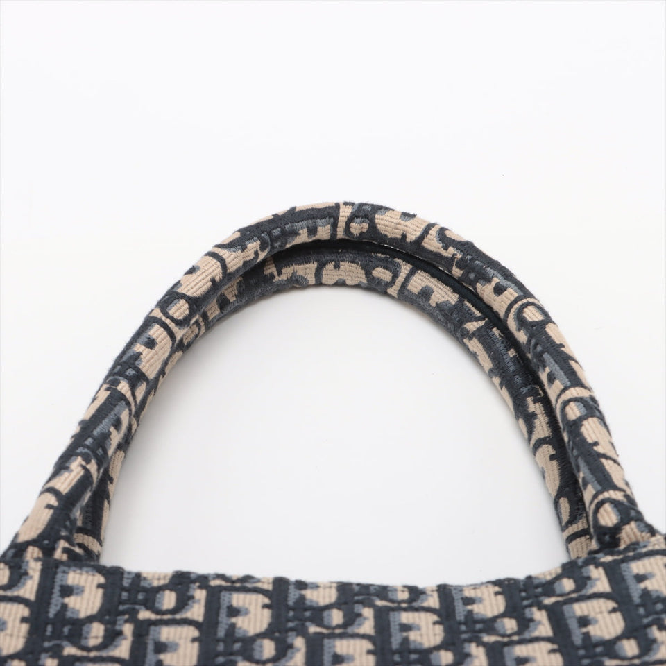HOLD- BO Christian Dior Medium Oblique Navy Book Tote