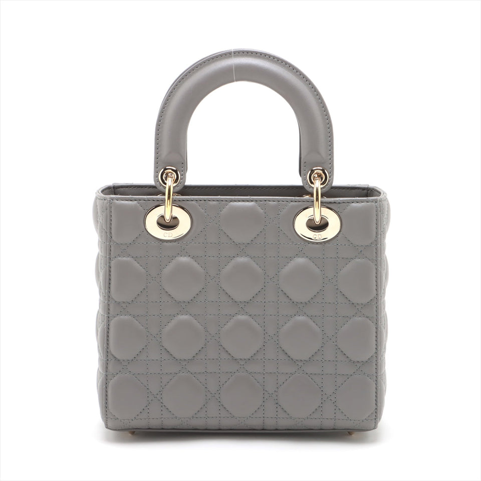 ITEM 18 - Christian Dior Small Lady Dior Grey