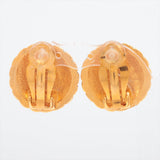 Chanel Vintage Coco Logo Clip On Earrings Costume Jewellery