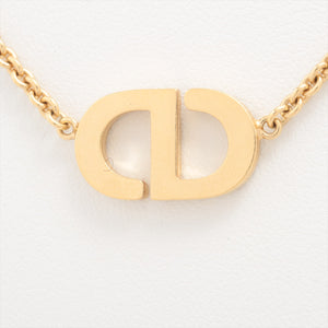 Christian Dior Rhinestone Gold Necklace Costume Jewellery