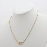 Christian Dior Rhinestone Gold Necklace Costume Jewellery
