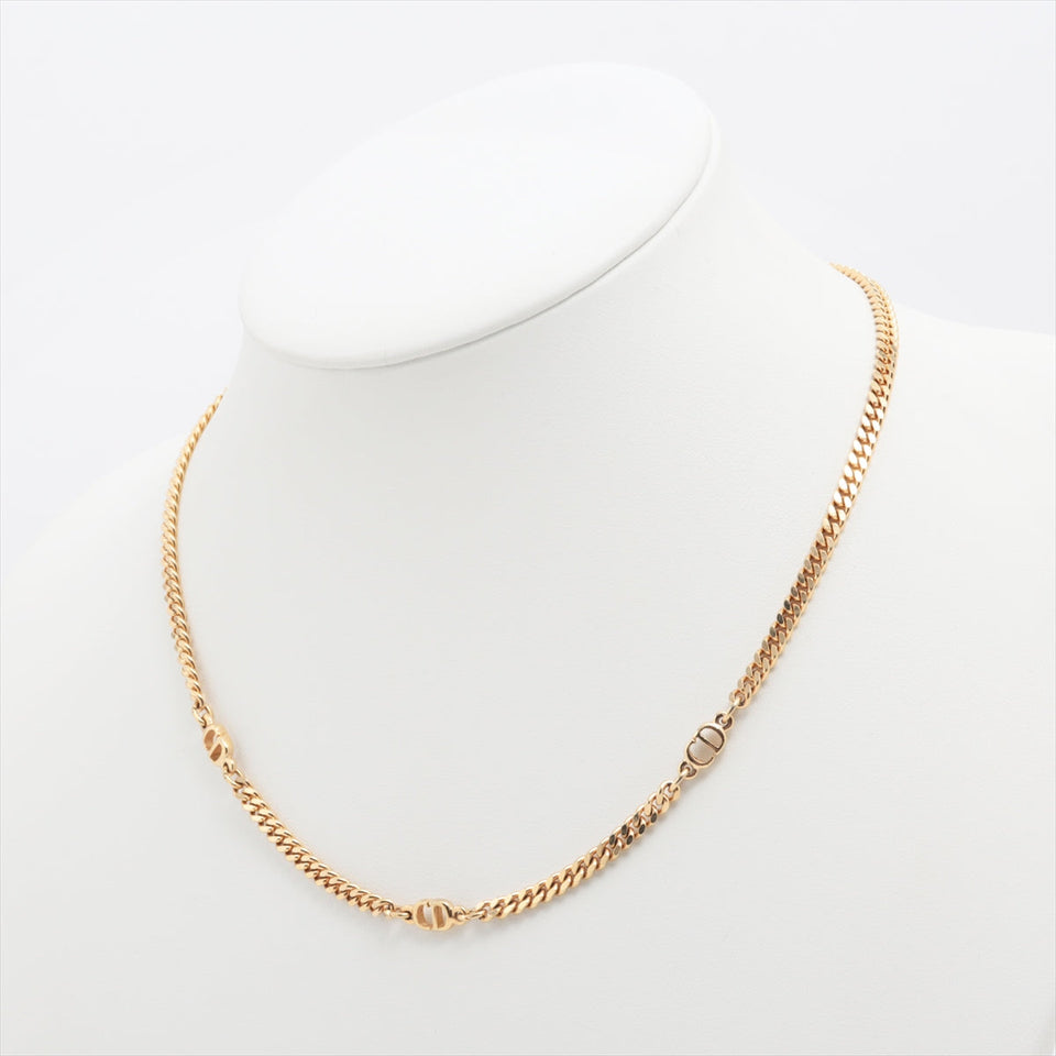 Christian Dior CD Gold Necklace Costume Jewellery