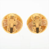 Chanel Vintage Coco Round Clip On Earrings Costume Jewellery