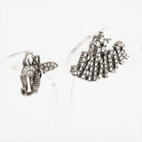 Christian Dior J'aDior Bee Rhinestone Clip On Earrings Costume Jewellery