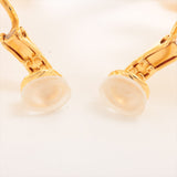 Chanel Coco Heart Rhinestone Gold Clip On Earrings Costume Jewellery 2023