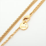 Christian Dior Star Rhinestone Gold Necklace Costume Jewellery