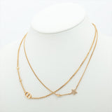 Christian Dior Star Rhinestone Gold Necklace Costume Jewellery