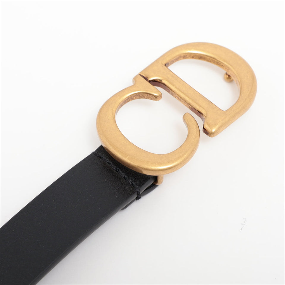 Christian Dior CD Logo Belt 70cm Black
