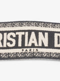 Christian Dior Shoulder Strap Beige / Navy Canvas