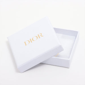 Dior CD Logo Rhinestone Gold Scarf Ring