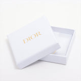 Dior CD Logo Rhinestone Gold Scarf Ring
