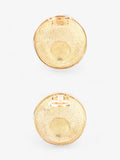 Christian Dior CD Logo Clip On Earrings Gold Base Metal