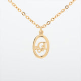 Christian Dior Logo Gold Necklace Costume Jewellery