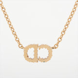 Christian Dior Clair D Lune CD Gold Rhinestone Necklace Costume Jewellery
