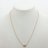 Christian Dior Clair D Lune CD Gold Rhinestone Necklace Costume Jewellery