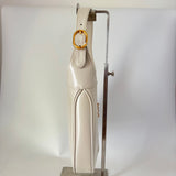 Gucci Jackie 1961 Small Leather Bag White with Strap
