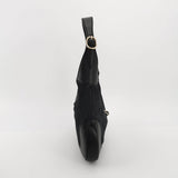 Gucci Jackie 1961 Small Monogram Canvas and Leather Bag Black