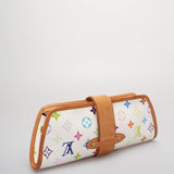 Louis Vuitton White Monogram Multicolor Shirley Pochette Bag