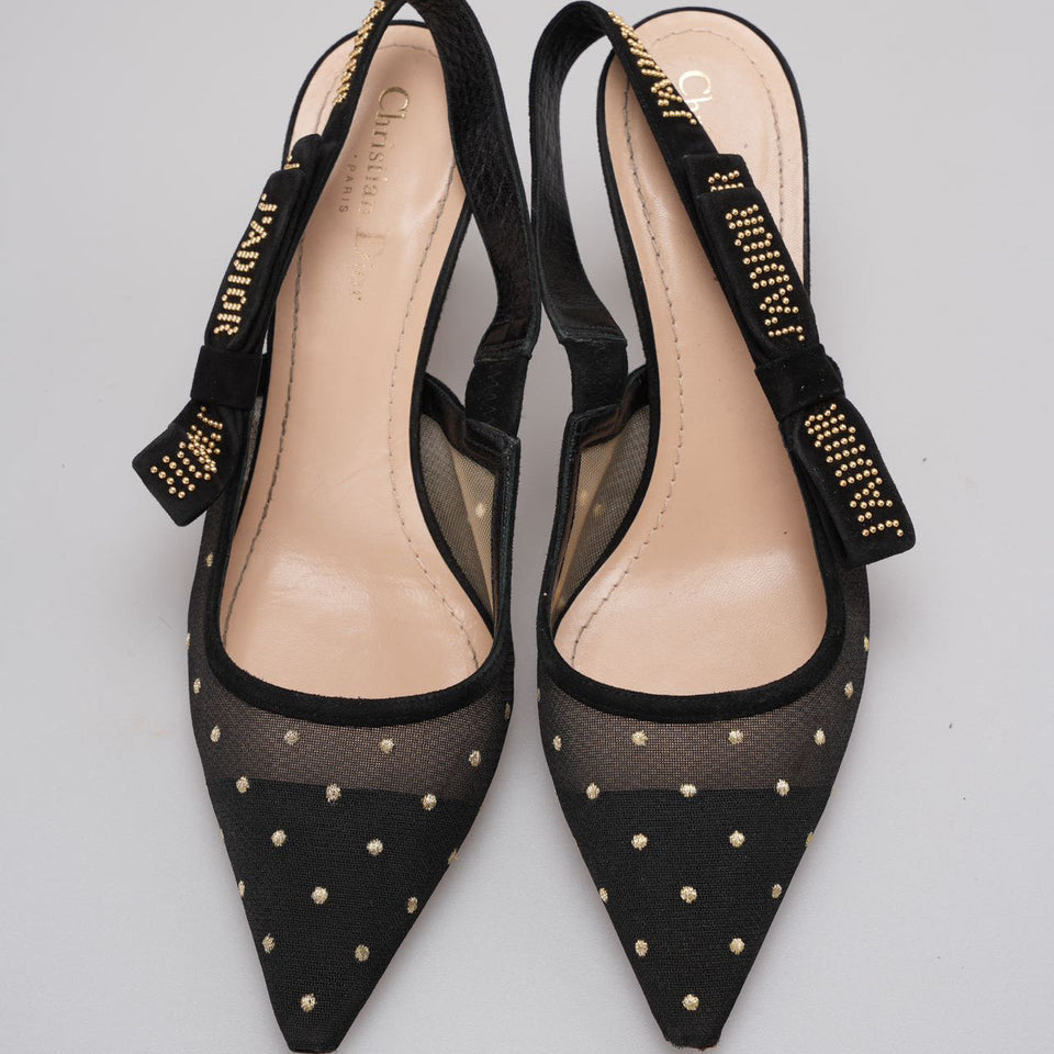 Christian Dior J'ADior Slingback Pumps in Black EU 41