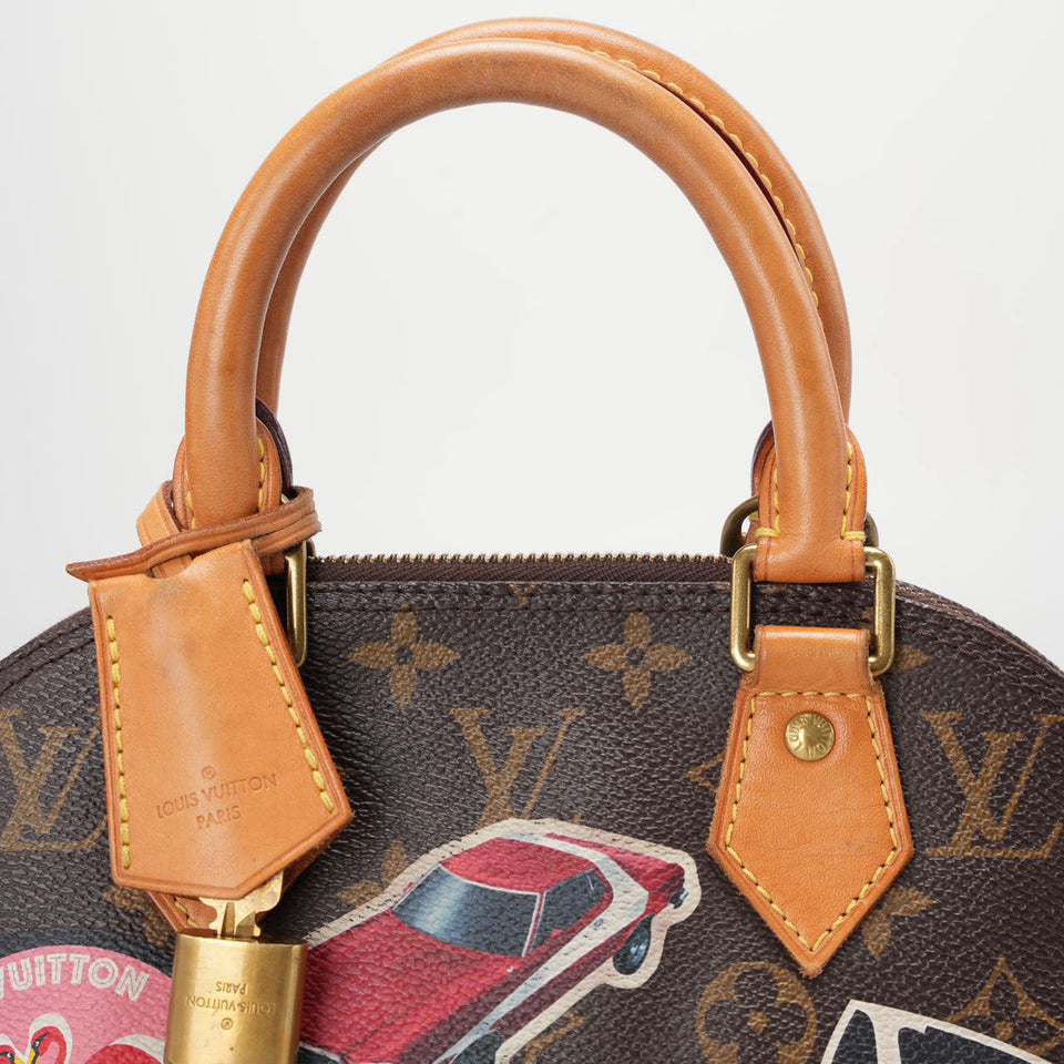 Louis Vuitton Monogram World Tour Alma BB Satchel Bag