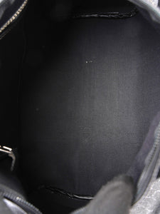 Christian Dior Mini Boston Honeycomb Black  Coated Canvas