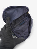 Christian Dior Trotter Saddle Pouch Blue Oblique Cotton