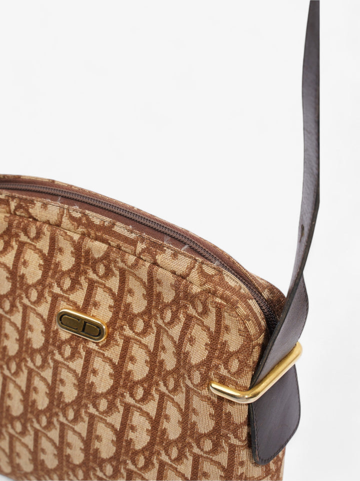 Christian Dior Vintage Trotter Brown Canvas