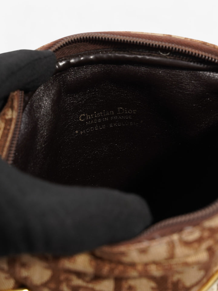 Christian Dior Vintage Trotter Brown Canvas