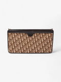 Christian Dior Diorissimo Clutch Brown Canvas