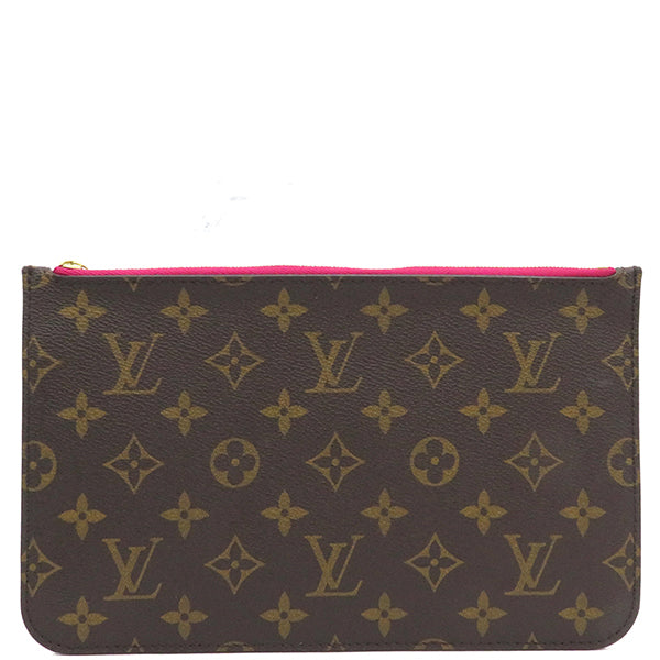 Louis Vuitton Neverful Pouch MM Monogram Clutch