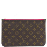 Louis Vuitton Neverful Pouch MM Monogram Clutch