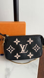 Louis Vuitton Bicolour Mini Pochette Accessoires Empreinte Monogram