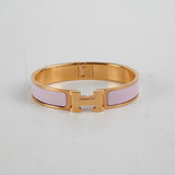Hermes Clic H Bracelet GM Size - Rose Dragree
