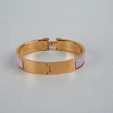 Hermes Clic H Bracelet GM Size - Rose Dragree