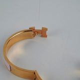 Hermes Clic H Bracelet GM Size - Rose Dragree