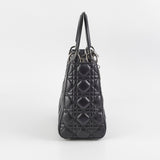 Christian Dior Medium Lady Dior Black