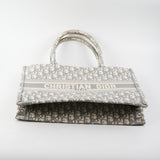 Dior Medium Book Tote Oblique Grey