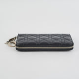 Dior Zippy Long Wallet Black