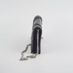 Christian Dior Diorama Black Wallet On Chain
