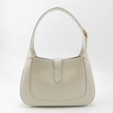 Gucci Jackie 1961 Small Leather Bag White with Strap